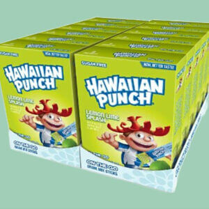 Lemon Lime Splash– Powder Drink Mix Excellent source of Vitamin C, Makes 96 flavored water beverages by Hawaiian Punch (12 boxes, 96 sticks)