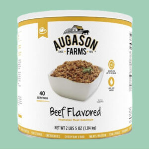 Farms Beef Flavored Vegetarian Meat Substitute ,10 Can