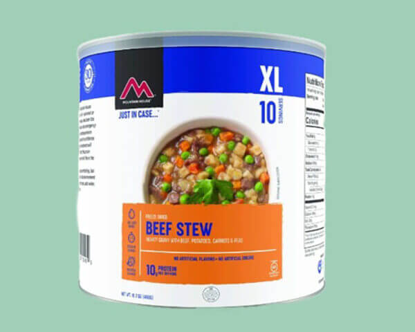 ountain House Cooked Ground Beef,Freeze Dried Survival & Emergency Food, 10 can