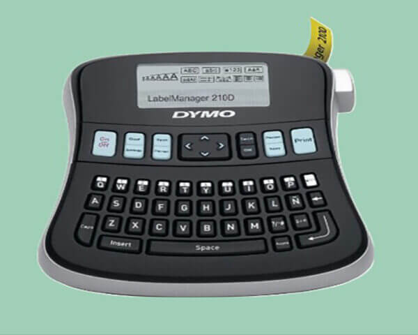 DYMO (1738345) LabelManager 210D All Purpose Label Maker with Large Display and QWERTY Keyboard.