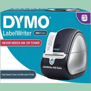 DYMO  450 Turbo Direct Thermal Label Printer, Fast Printing, Great for Labeling, Filing, Mailing, Barcodes and More, Home & Office Organization