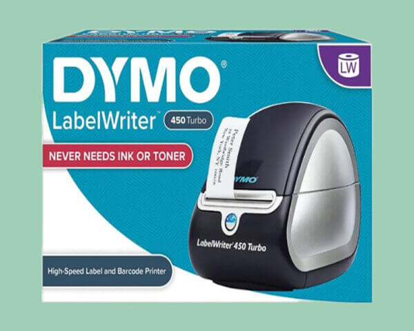 DYMO  450 Turbo Direct Thermal Label Printer, Fast Printing, Great for Labeling, Filing, Mailing, Barcodes and More, Home & Office Organization
