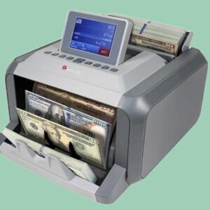 Cassida 7750R Mixed Denomination Money Counter Machine and Value Bill Reader with Advanced Counterfeit Detection UV, MG, CIS, IR, Size & Image Recognition, Printing Capabilities