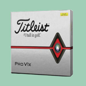 Titleist Pro V1x Golf Balls, Yellow, Standard Play Numbers (1-4), (12)