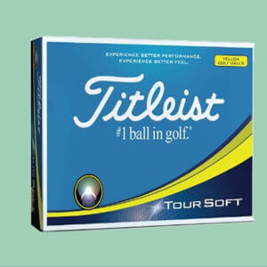 Golf Balls Titleist Tour Soft, Yellow