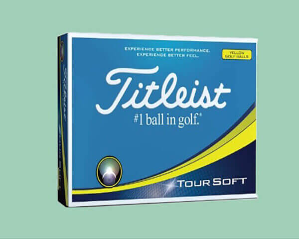 Golf Balls Titleist Tour Soft, Yellow