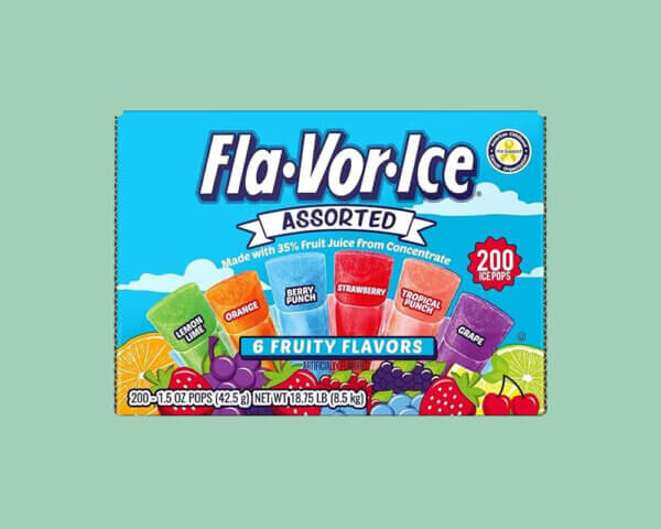 Flavor Ice Assorted Freezer Pops , 200 CT (Pack 1)